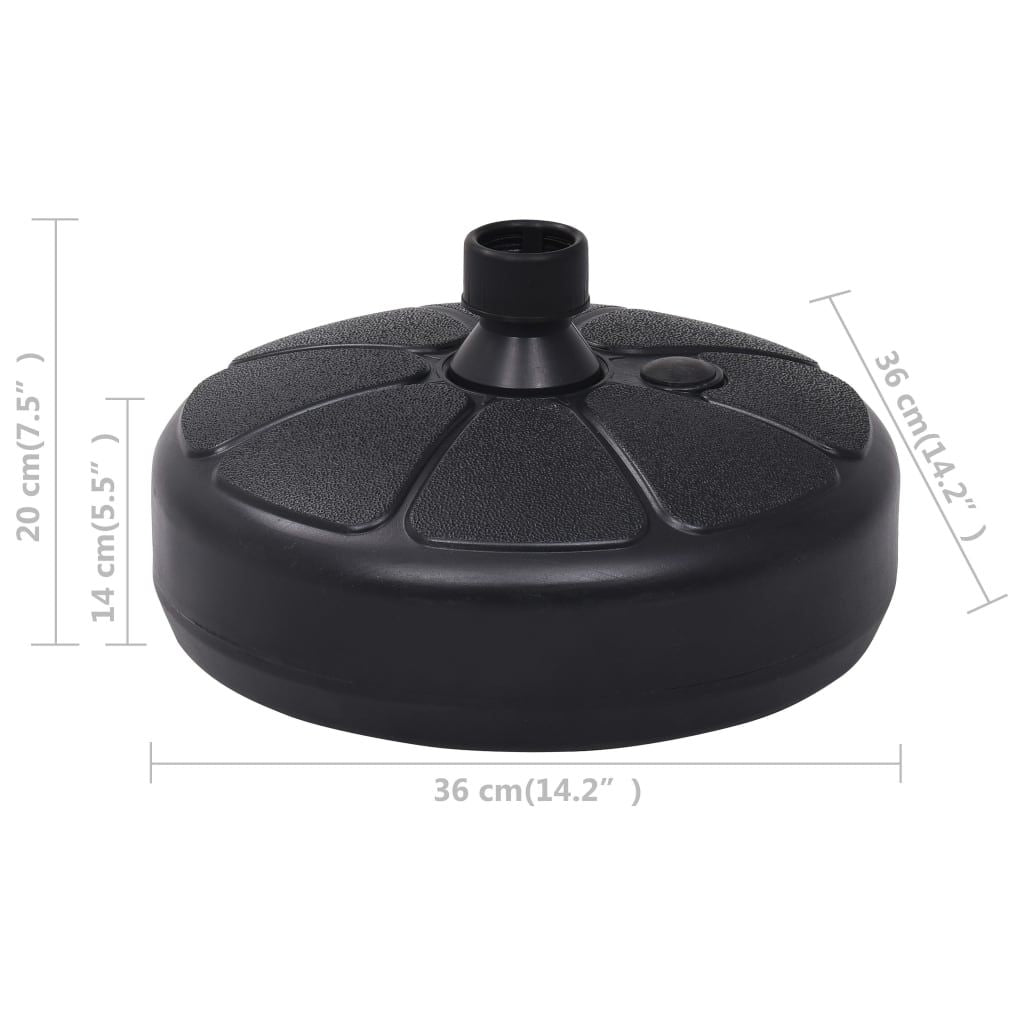 Umbrella Base Sand/Water Filled 4 gal Black image 6