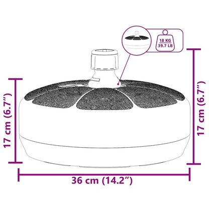 Umbrella Base Sand/Water Filled 4 gal Black image 13
