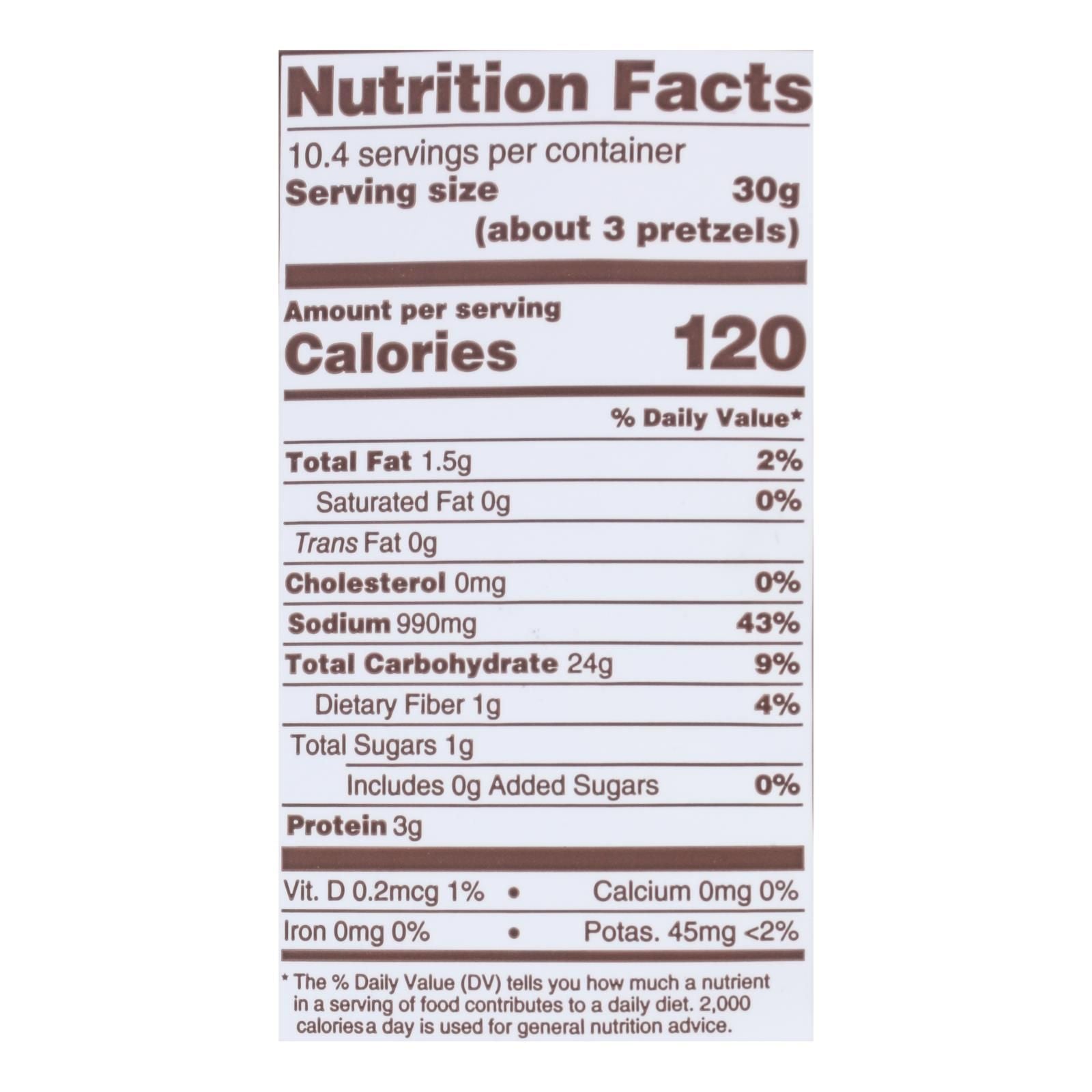 Unique Pretzels - Pretzels - Extra Salt Splits - Case Of 12 - 11 Oz. image 3