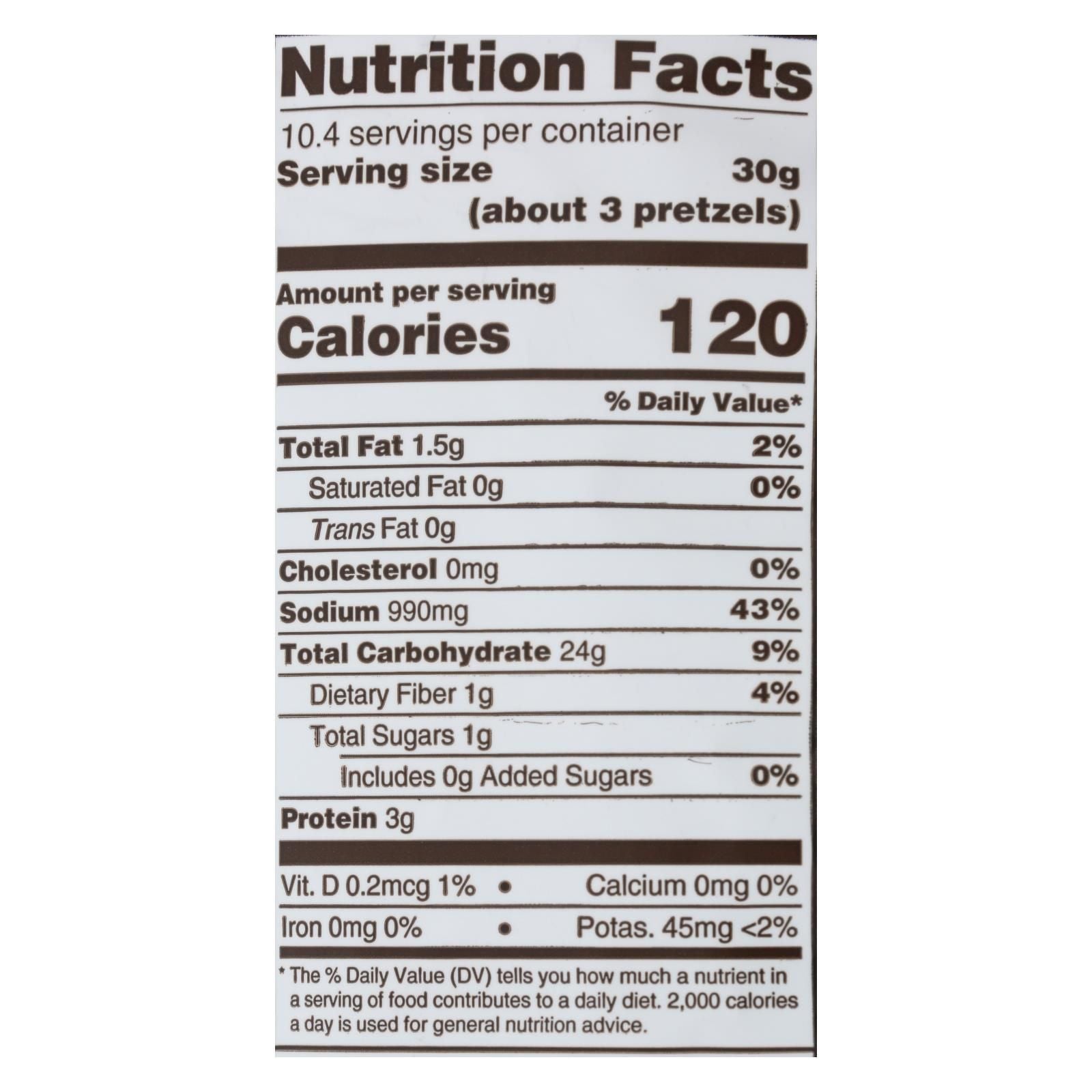 Unique Pretzels - Pretzels - Extra Salt Splits - Case Of 12 - 11 Oz. image 4