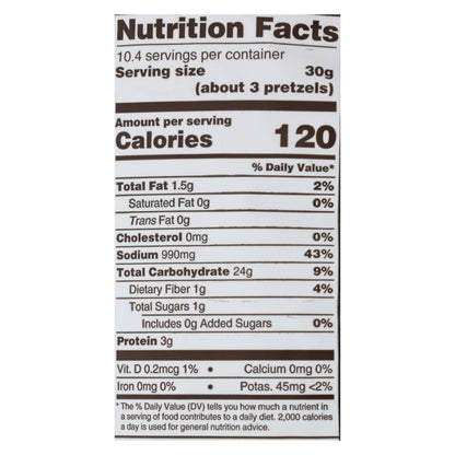 Unique Pretzels - Pretzels - Extra Salt Splits - Case Of 12 - 11 Oz. image 4