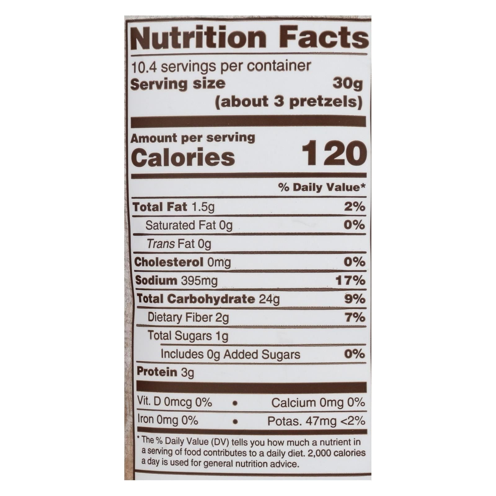 Unique Pretzels - Splits - Multi Grain - Case Of 12 - 11 Oz. image 2