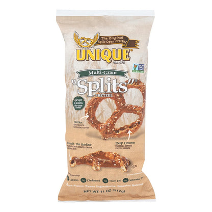 Unique Pretzels - Splits - Multi Grain - Case Of 12 - 11 Oz. image 1