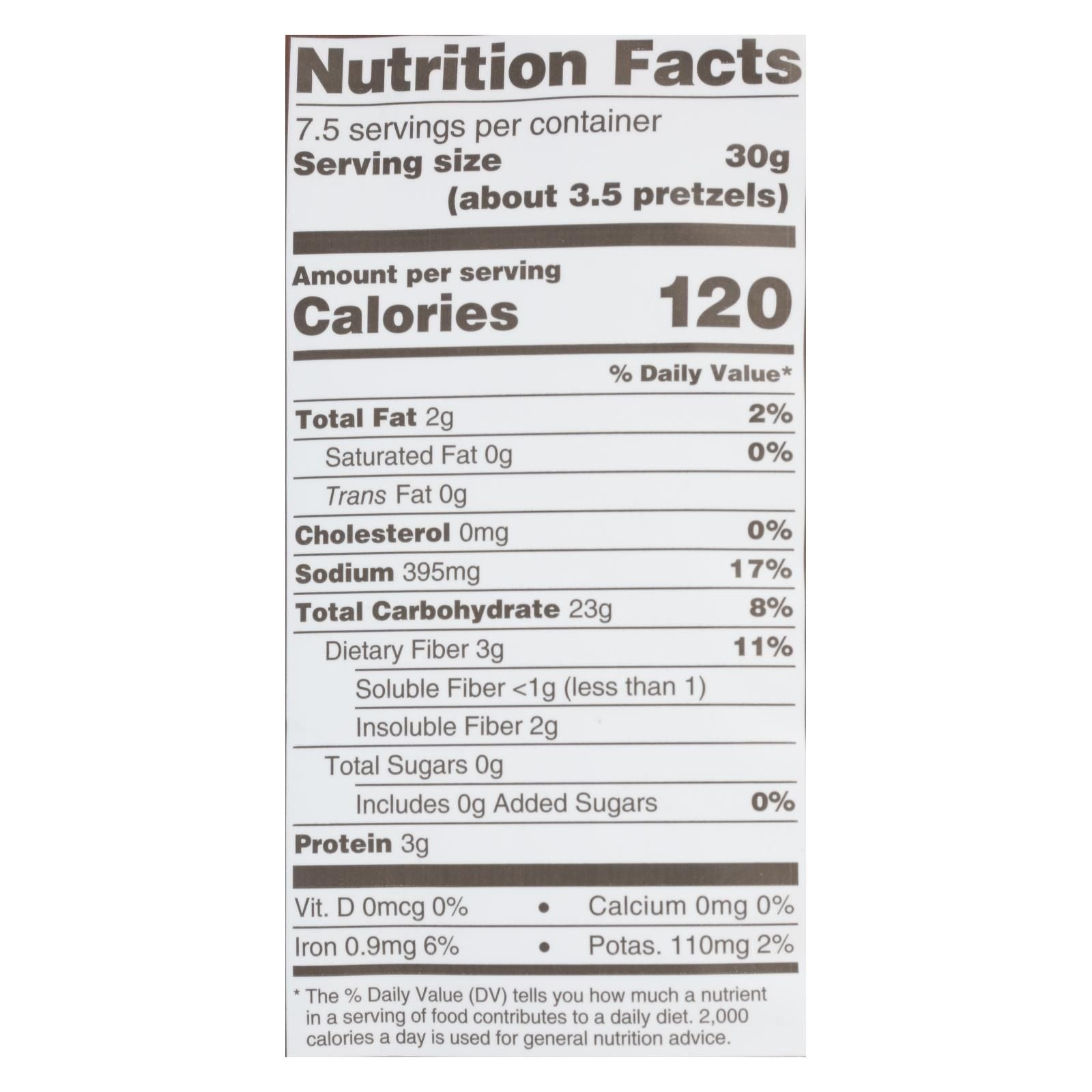 Unique Pretzels - Sprouted Grain Pretzels - Case Of 12 - 8 Oz. image 3
