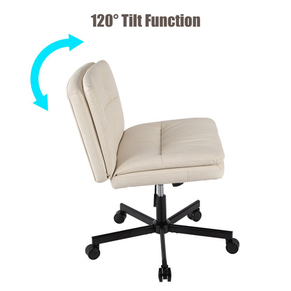 UPGRADE! Larger Size 360° Swivel Home Office Desk Chair with Wheels image 14