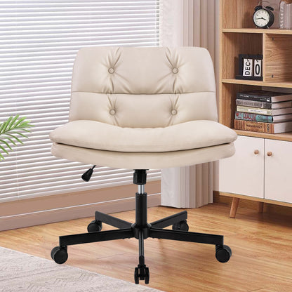 UPGRADE! Larger Size 360° Swivel Home Office Desk Chair with Wheels image 4