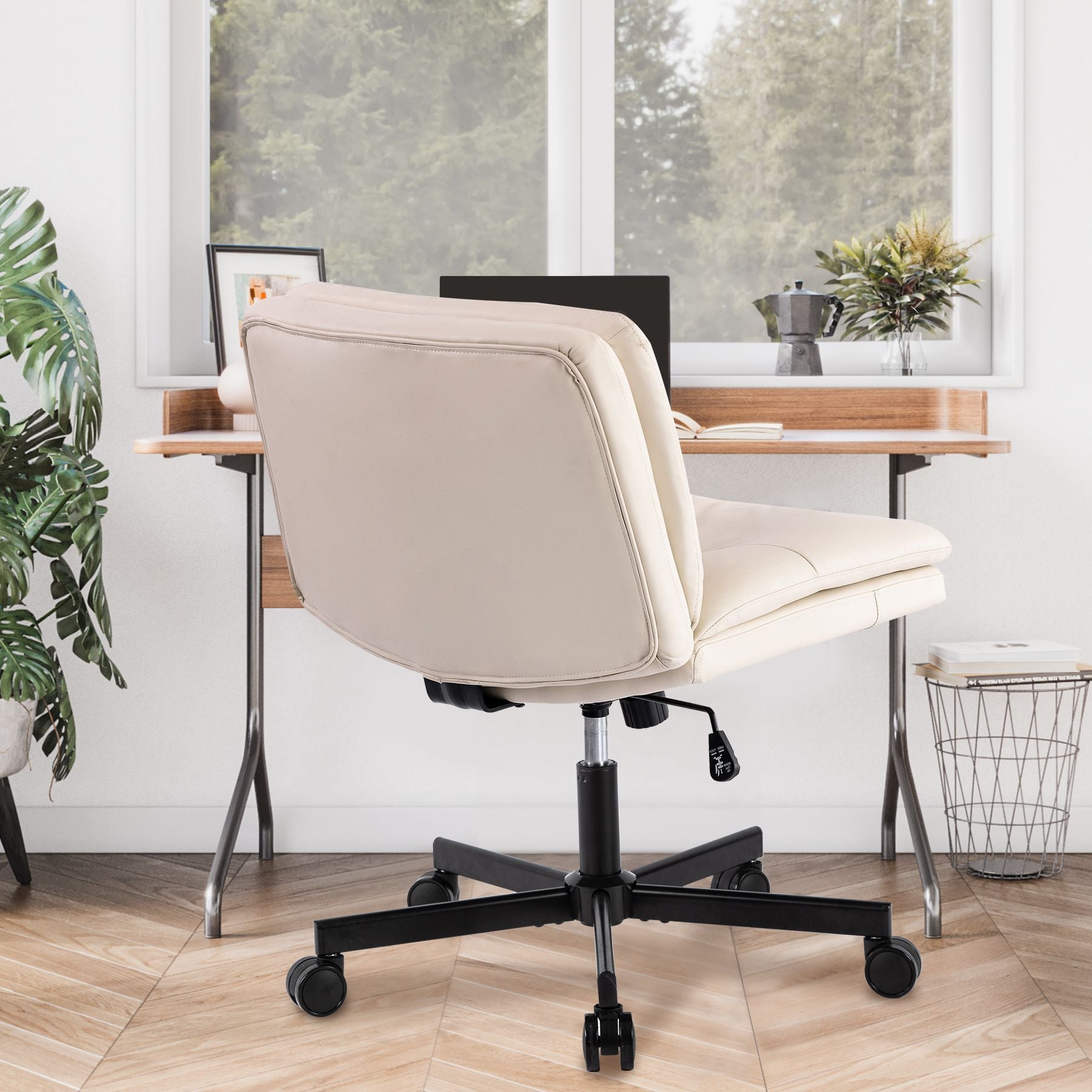 UPGRADE! Larger Size 360° Swivel Home Office Desk Chair with Wheels image 6