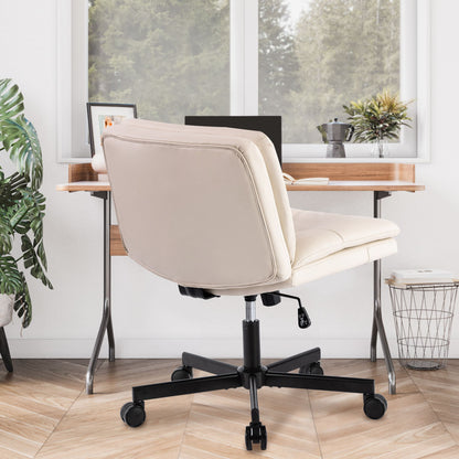 UPGRADE! Larger Size 360° Swivel Home Office Desk Chair with Wheels image 6