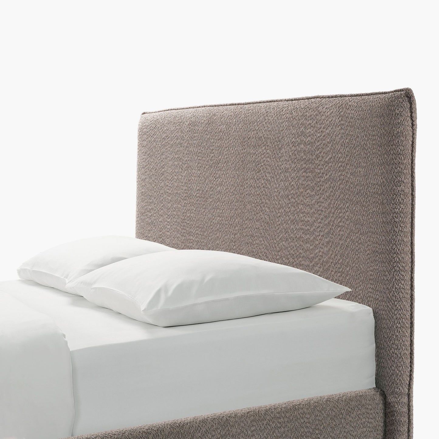 Upholstered Bed Frame with Modern Boucle Headboard, Queen Size, Minimalist, Platform Bed, No Box Spring Required, Bed Fr image 15