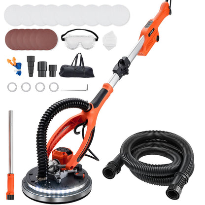 VEVOR Drywall Sander, Electric Drywall Sander with Dust Coll 950 W / Double-Deck LED Light