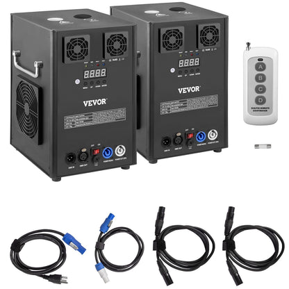 VEVOR Cold Spark Machine, DMX Stage Special Effect Machine with Wireless Remote Control, Indoor and Outdoor Spark Fountain Machine for Wedding, Party and Musical Show 400W / 2 Pack