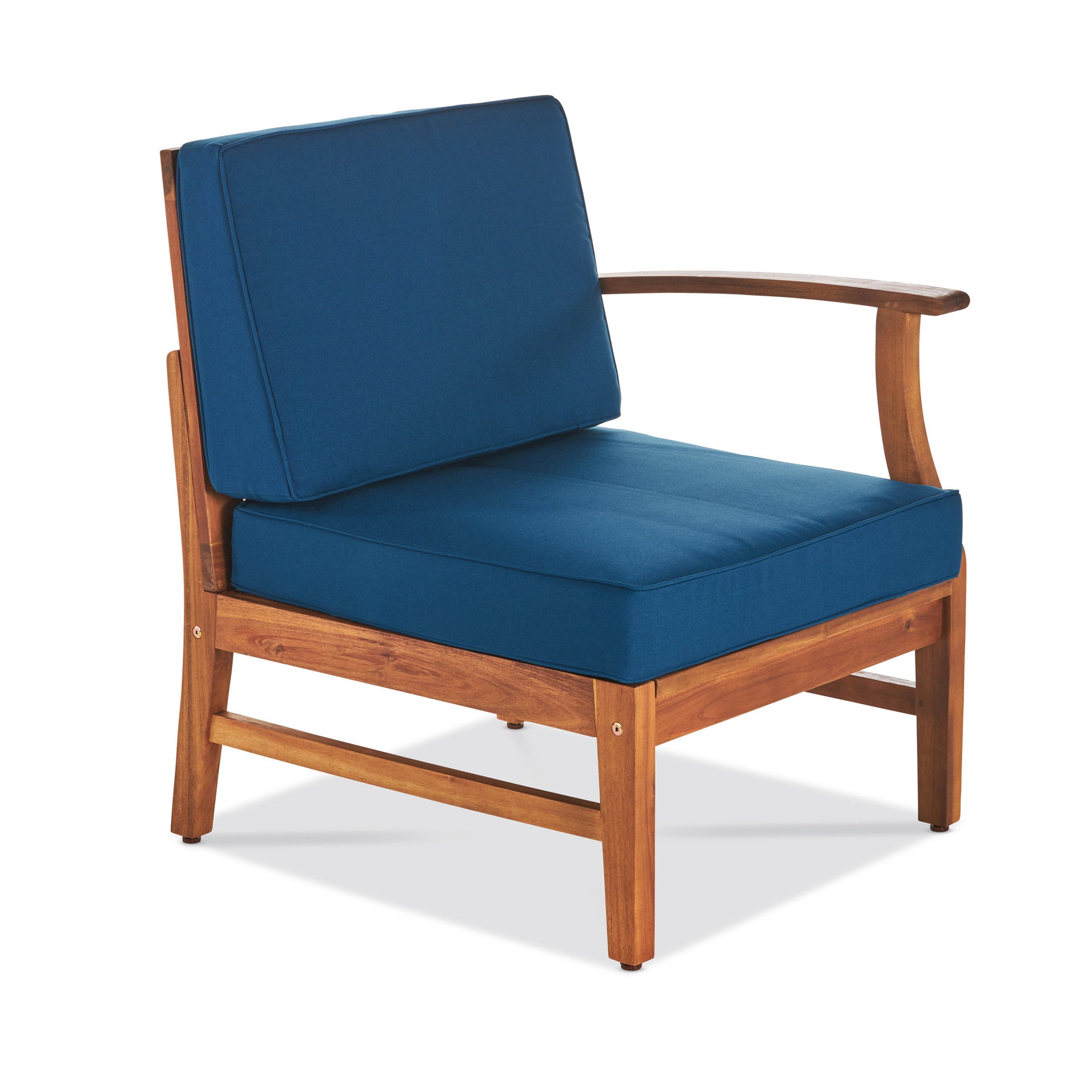 PERLA 3 SEATER SOFA AND TABLE SET, BLUE image 7