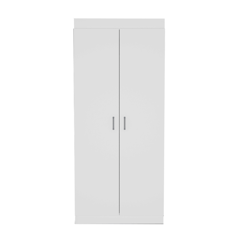 Varese Pantry Cabinet, Double Door,Five Shelves -White image 6