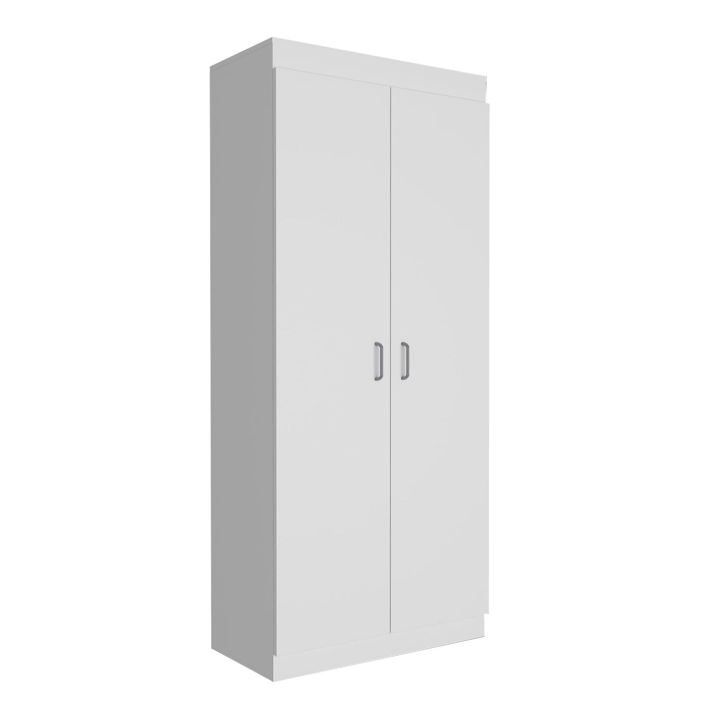 Varese Pantry Cabinet, Double Door,Five Shelves -White image 2