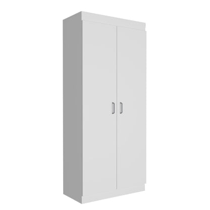 Varese Pantry Cabinet, Double Door,Five Shelves -White image 2