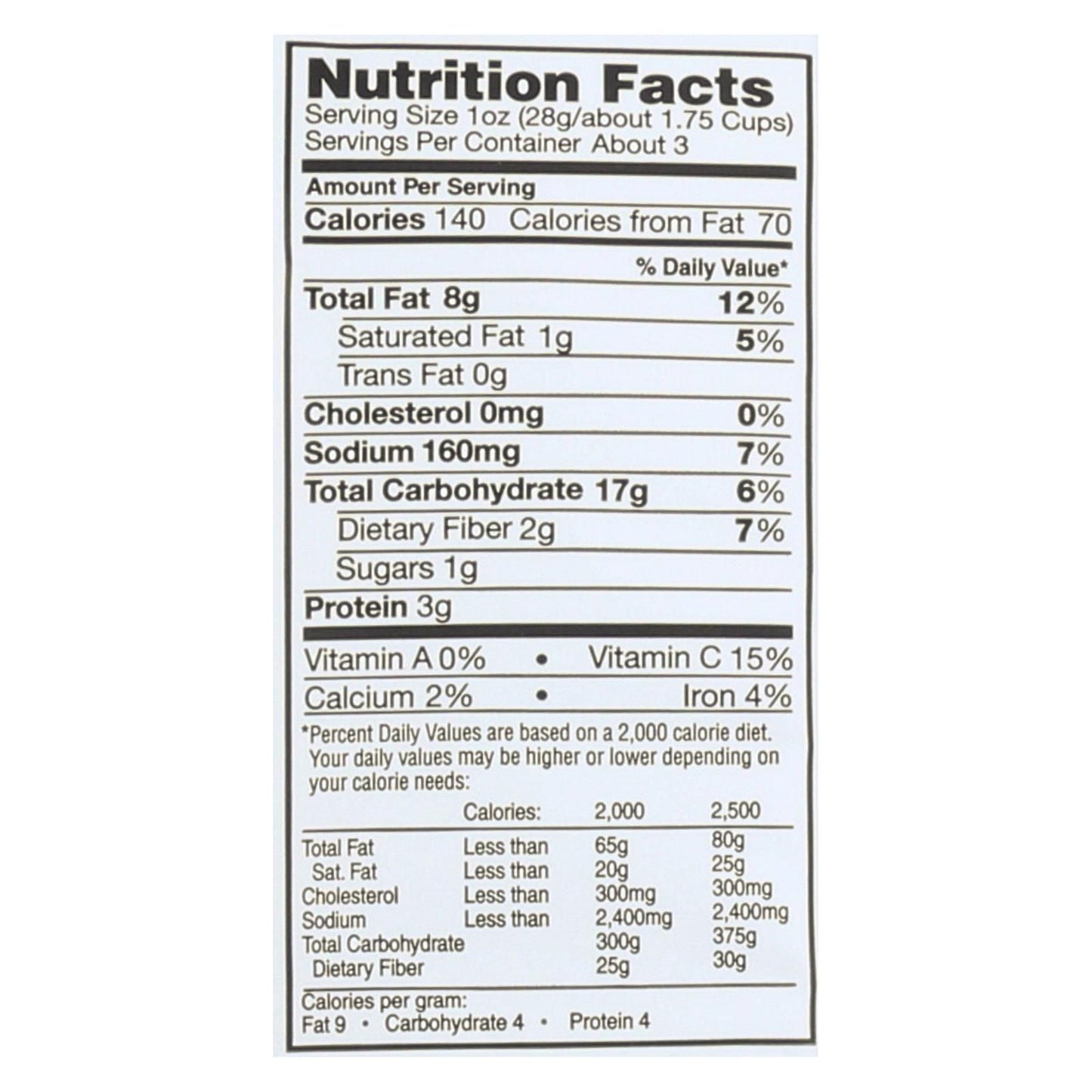 Vegan Rob's Probiotic Cauliflower Puffs - Case Of 12 - 3.5 Oz image 2