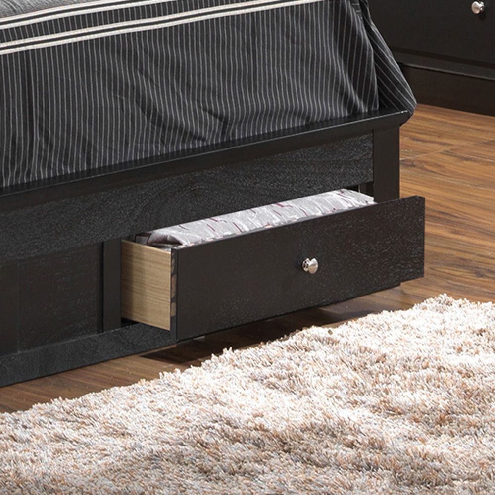 Versatile Full Storage Bed In Sleek Black image 6