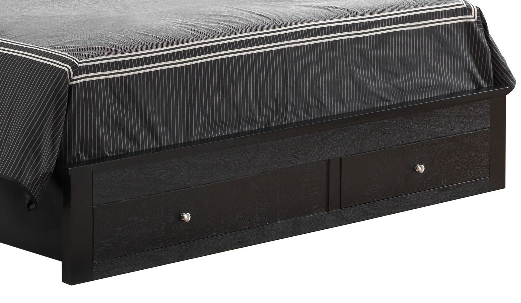 Versatile Full Storage Bed In Sleek Black image 4