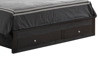 Versatile Full Storage Bed In Sleek Black image 4