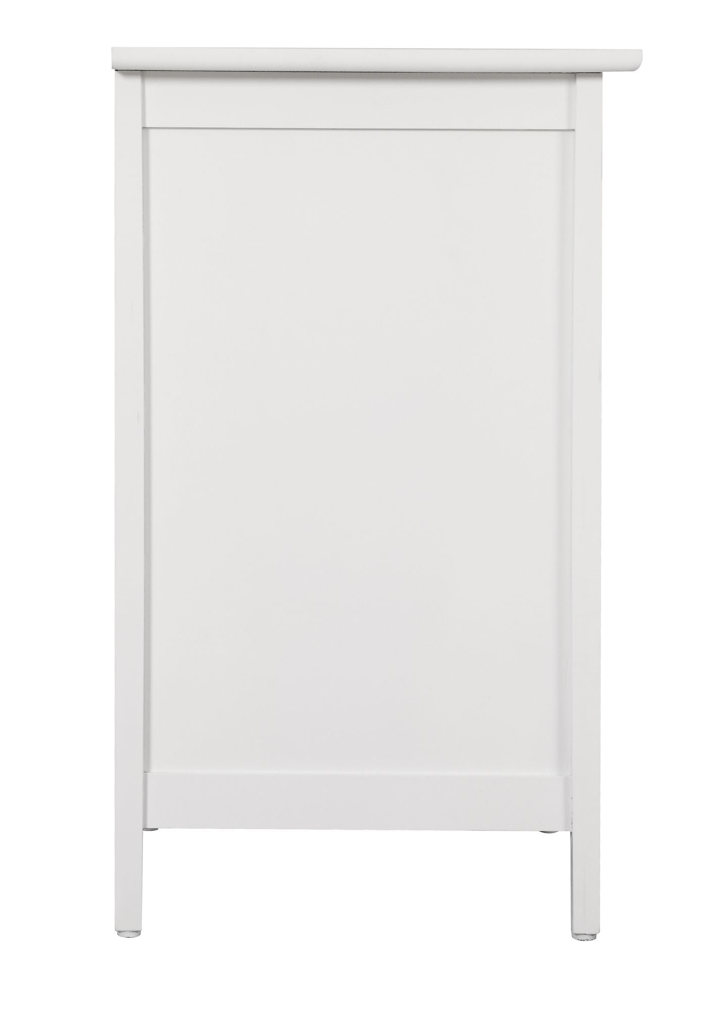 Versatile White Transitional Nightstand image 6