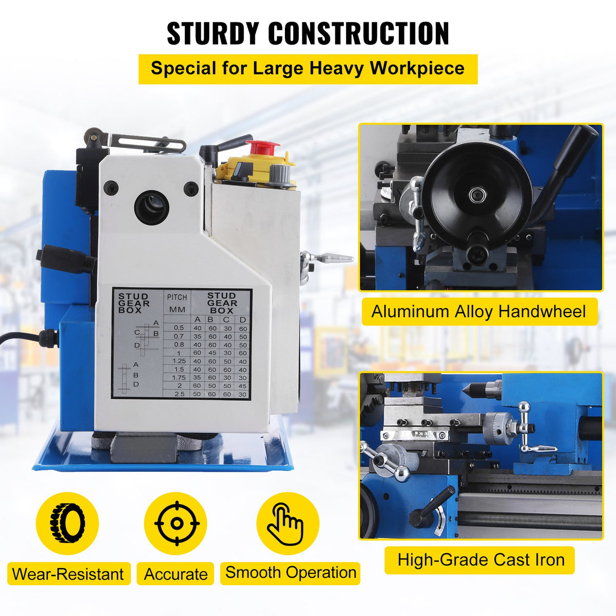 VEVOR Metal Lathes - Select Your Configuration - 0618-3BMNCC000001V1 - view 3
