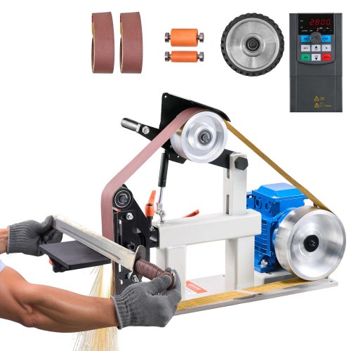 VEVOR Variable-Speed Belt Grinder - 2 x 82 in - product view 1