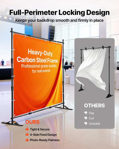 VEVOR Backdrop Stands - Select Your Configuration - 10CDM-ABSZSJ00001V0 - view 2