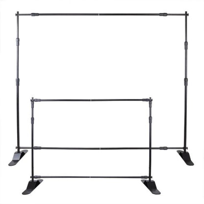 10pcs 8' X 8' - 10' X 8' Backdrop Banner Stand Step and Repeat Adjustable Telescopic Height and Width - 10X10CDM-ABSZSJ01V0 - view 1