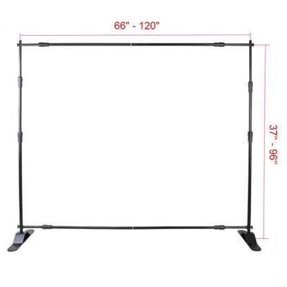 10pcs 8' X 8' - 10' X 8' Backdrop Banner Stand Step and Repeat Adjustable Telescopic Height and Width - 10X10CDM-ABSZSJ01V0 - view 3