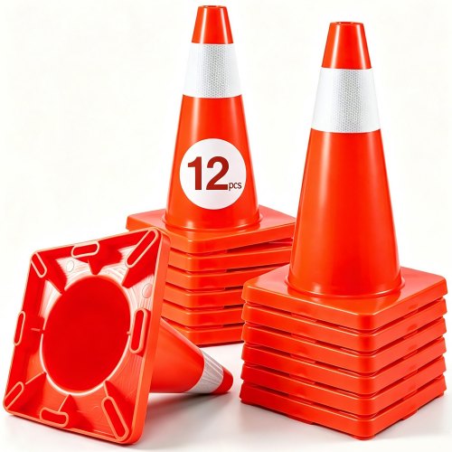 VEVOR Traffic Cones - Select Your Configuration - 18INQHDBJMLZ12PCSV0 - view 1