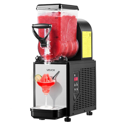 VEVOR Slushie Machine, 6L/1.6Gal Commercial Slushy Maker, Frozen Drink Maker with Self-Cleaning, Margarita Machine for Restaurants Bars Party for Slushie, Margaritas, Milkshake & More - 1GSJBXRJHS16TNJXG001V1 - view 1