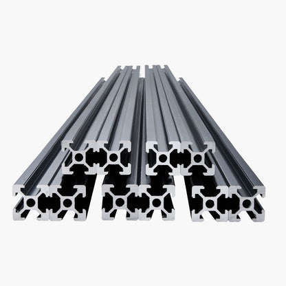 VEVOR 10PCS 59 in (1500 mm) T Slot 2020 Aluminum Extrusion Profile, European Standard Anodized Linear Rail, High-Strength Extruded Aluminum Rail for 3D Printer, CNC Machine DIY, Laser Engraving, Black - 2020OBLXC10JTX6JK001V0 - view 10