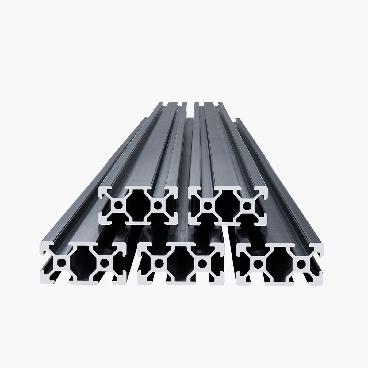 VEVOR 5PCS 78.7 in (2000mm) T Slot 2040 Aluminum Extrusion Profile, European Standard Anodized Linear Rail, High-Strength Extruded Aluminum Rail for 3D Printer, CNC Machine DIY, Laser Engraving, Black - 2040OBLXCDG54X3TM001V0 - view 10