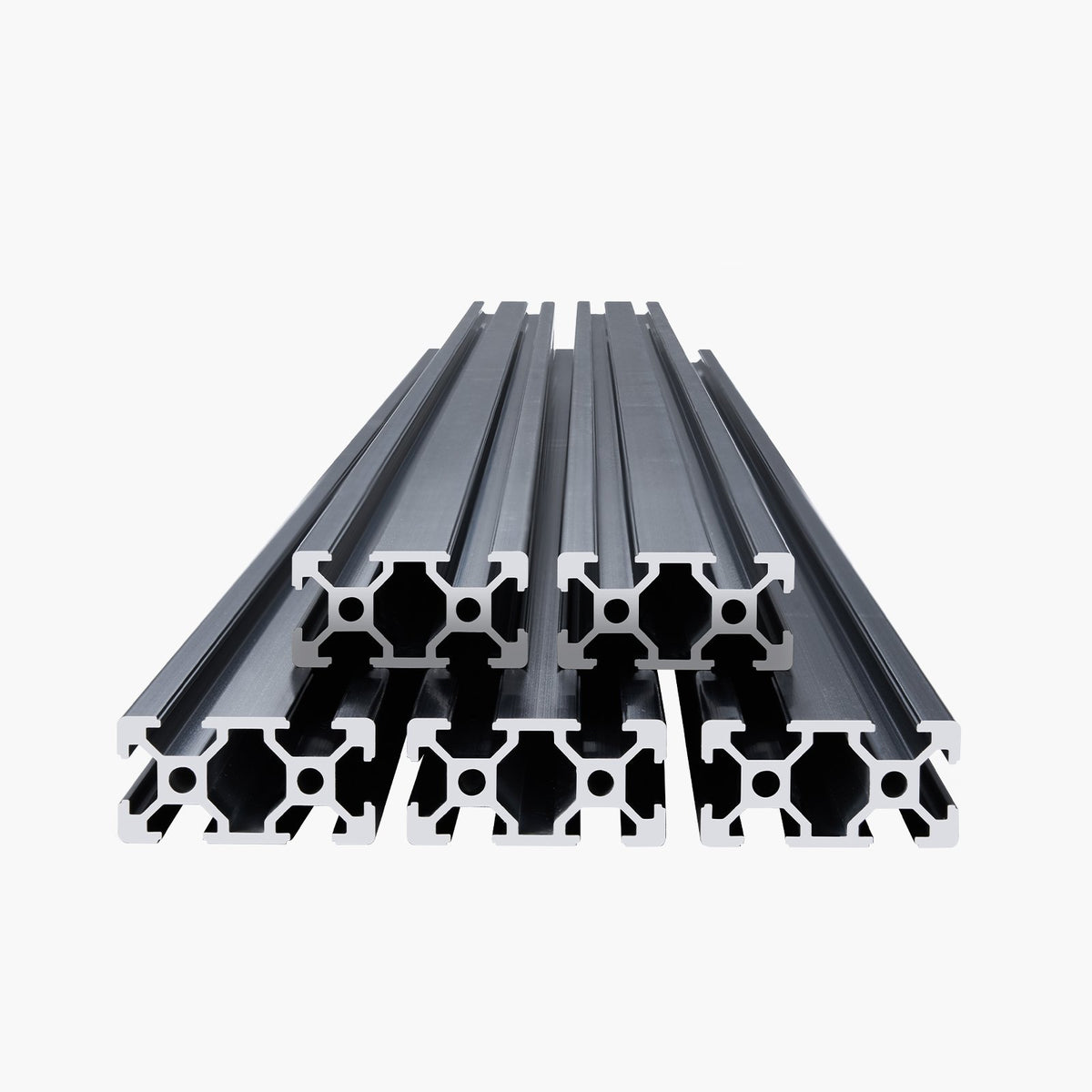 VEVOR 5PCS 47.2 in (1200mm) T Slot 2040 Aluminum Extrusion Profile, European Standard Anodized Linear Rail, High-Strength Extruded Aluminum Rail for 3D Printer, CNC Machine DIY, Laser Engraving, Black - 2040OBLXCDG5PC6JT001V0 - view 10