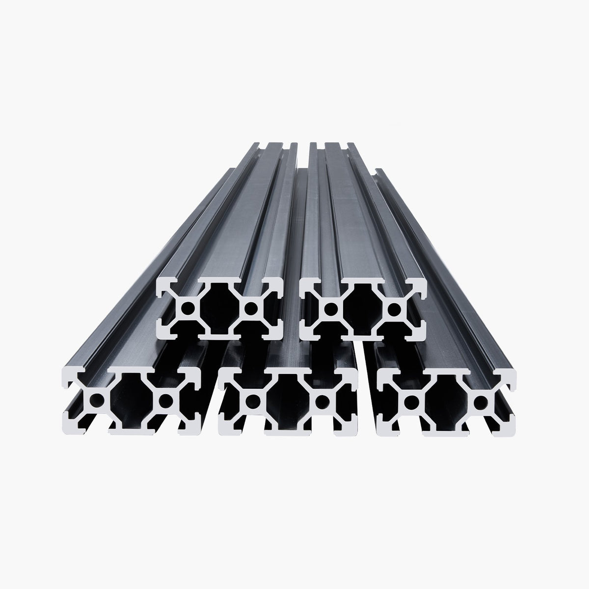 VEVOR 5PCS 59 in (1500 mm) T Slot 2040 Aluminum Extrusion Profile, European Standard Anodized Linear Rail, High-Strength Extruded Aluminum Rail for 3D Printer, CNC Machine DIY, Laser Engraving, Black - 2040OBLXCDG5Z6I67001V0 - view 10