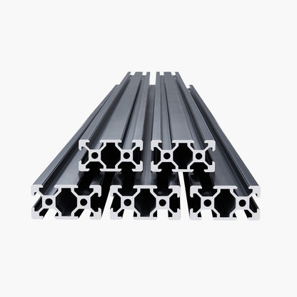 VEVOR 5PCS 59 in (1500 mm) T Slot 2040 Aluminum Extrusion Profile, European Standard Anodized Linear Rail, High-Strength Extruded Aluminum Rail for 3D Printer, CNC Machine DIY, Laser Engraving, Black - 2040OBLXCDG5Z6I67001V0 - view 10