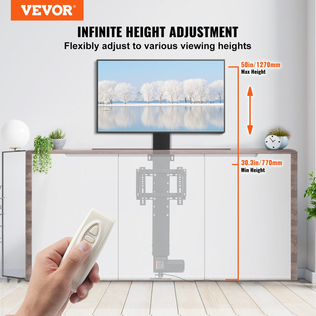 VEVOR Motorized TV Stands - Select Your Configuration - 28CDSTSZJ00000001V1 - view 2