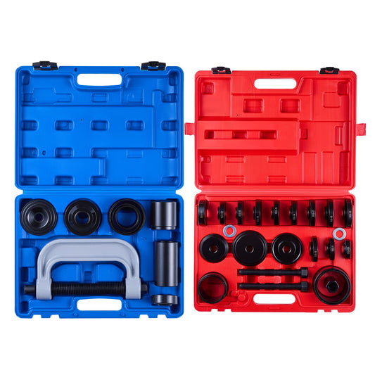 VEVOR Bearing Press Kit, 10+24 Pcs, 2 in 1 Ball Joint Press & Wheel Bearing Puller Kit, Race and Seal Driver Set with 13 Bushings, C-Frame and Sleeves