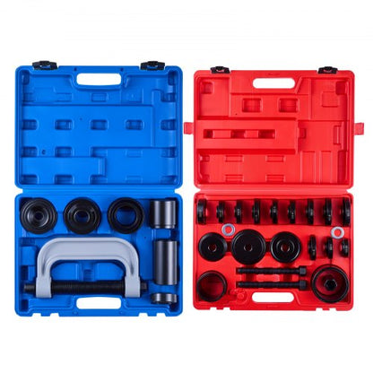 VEVOR Bearing Press Kit, 10+24 Pcs, 2 in 1 Ball Joint Press & Wheel Bearing Puller Kit, Race and Seal Driver Set with 13 Bushings, C-Frame and Sleeves, Heavy Duty Removal Installation Set with Case - 2H1ZCCT10JT2I40X6001V0 - view 2