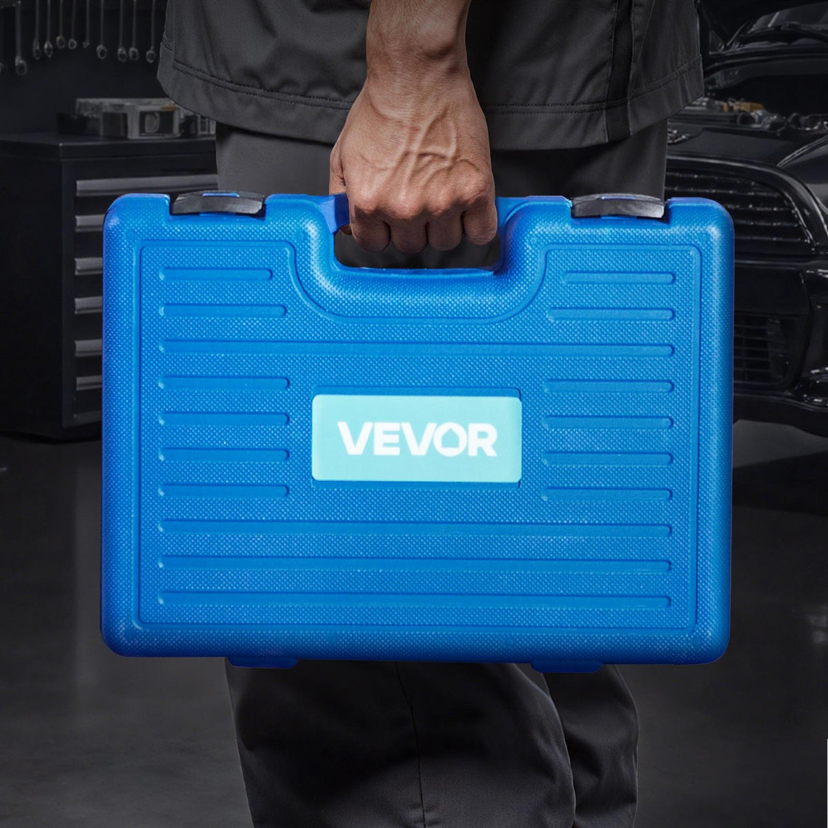 VEVOR Bearing Press Kit, 10+24 Pcs, 2 in 1 Ball Joint Press & Wheel Bearing Puller Kit, Race and Seal Driver Set with 13 Bushings, C-Frame and Sleeves, Heavy Duty Removal Installation Set with Case - 2H1ZCCT10JT2I40X6001V0 - view 9