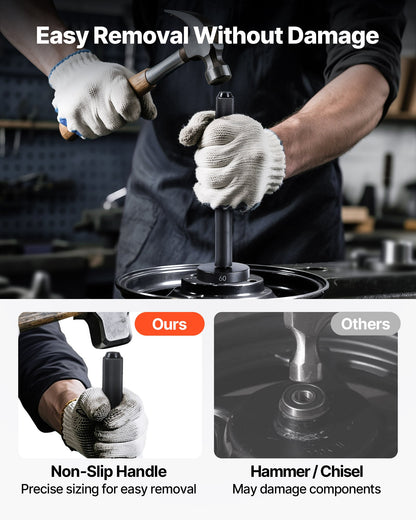 VEVOR Bearing Press Kit, 52+14 Pcs, 2 in 1 Bushing Driver Tool & Bearing Press Kit, Race and Seal Driver Set with 49 Bushings, Separators and Jaws, Heavy Duty Removal Installation Tool Set with Case - 2H1ZCCT52JT1LUXXE001V0 - view 5