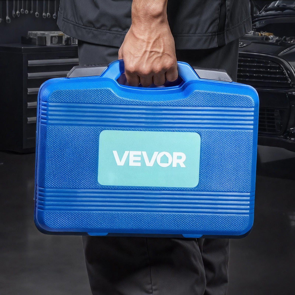 VEVOR Bearing Press Kit, 52+16 Pcs, 2 in 1 Bushing Driver Tool & Bearing Press Kit, Race and Seal Driver Set with 49 Bushings, 10 Collets, Slide Hammer, Heavy Duty Removal Installation Set with Case - 2H1ZCCT52JT1LWFL2001V0 - view 9