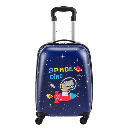 VEVOR Kids Luggage Set, 2 Piece, 18 Inch Hardside Rolling Wheels Suitcase with Hard-Shell Backpack, Dinosaur Kids Carry on Luggage Set, Holiday Birthday Gift for Girls & Boys, Airline Approved - 2JTETXLX2PCSJ0HWG001V0 - view 10