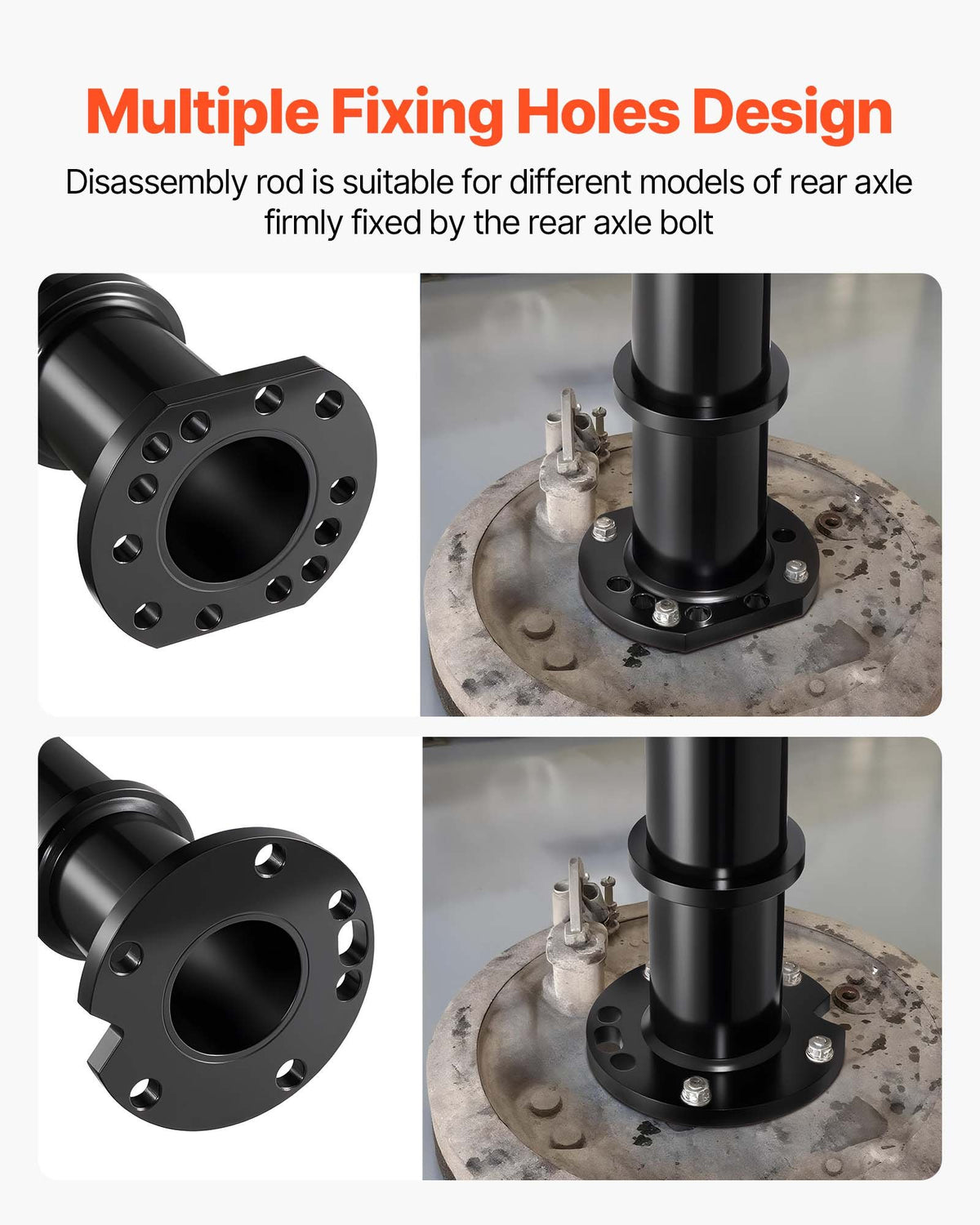 VEVOR Rear Axle Bearing Puller Tool, Compatible with 1998-2008 Toyota Land Cruiser, 1995-2016 Tacoma 1993-1998 T-100, Rear Axle Shaft Bearing Puller for Mitsubishi and Isuzu Models with Backing Plates - 2JTHQZCCXAZGWXXV8001V0 - view 5