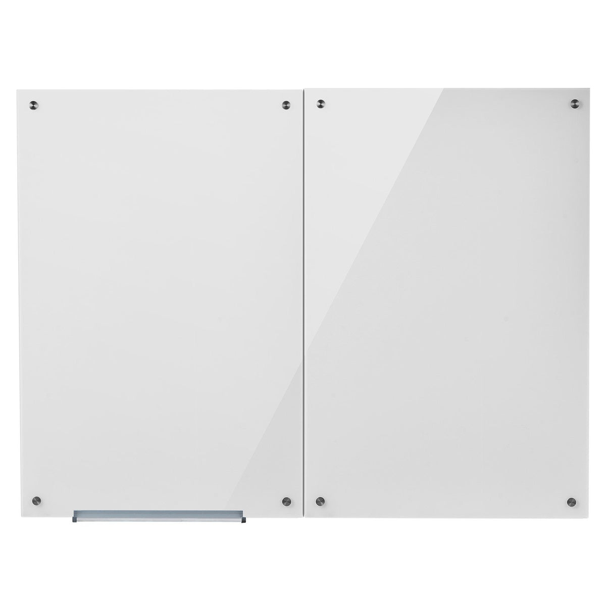VEVOR Glass Dry Erase Board 2 Pack 35.4 x 23.6 in White Magnetic Whiteboard, Wall-Mounted, Frameless, Thick Tempered Glass, with Markers, Magnets and Eraser, for Office, School Classroom, Home Study - 2PCZKGCBLBGQ2R0BB001V0 - view 10