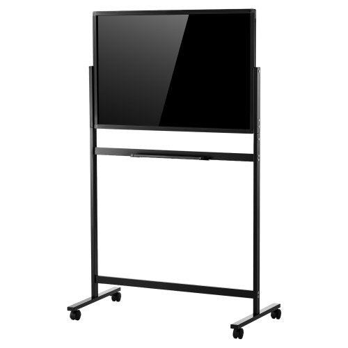 VEVOR Glass Dry Erase Board 35 x 23 in Magnetic Whiteboard with Base Black, Frameless, Mobile with Stand and Wheels, Includes Markers, Magnets and Eraser, for Office, School Classroom, and Home - 2PCZKGCBLBGZO6PMT001V0 - view 2