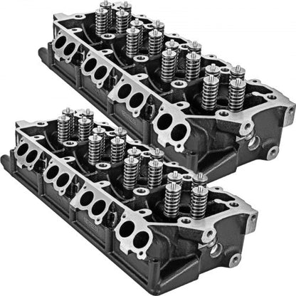 Pair Cylinder Heads for Ford 6.0 Turbo Diesel Truck 18mm Bare Casting No Core - 2XFTQG3C3Z6049DA1V0 - view 2