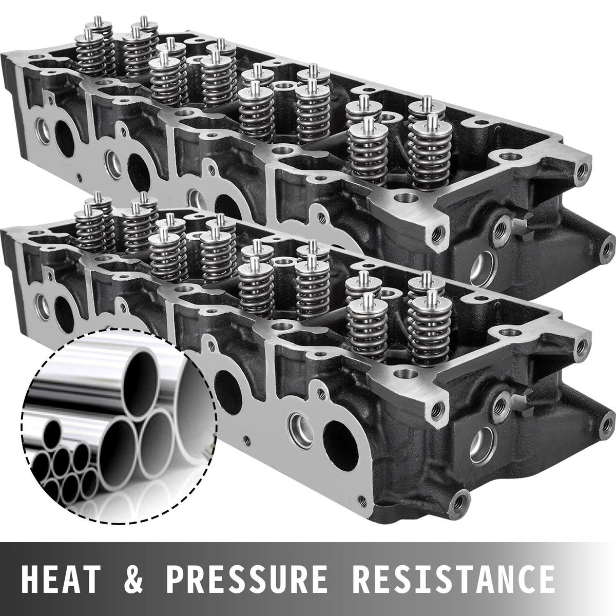 Pair Cylinder Heads for Ford 6.0 Turbo Diesel Truck 18mm Bare Casting No Core - 2XFTQG3C3Z6049DA1V0 - view 3