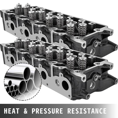 Pair Cylinder Heads for Ford 6.0 Turbo Diesel Truck 18mm Bare Casting No Core - 2XFTQG3C3Z6049DA1V0 - view 3
