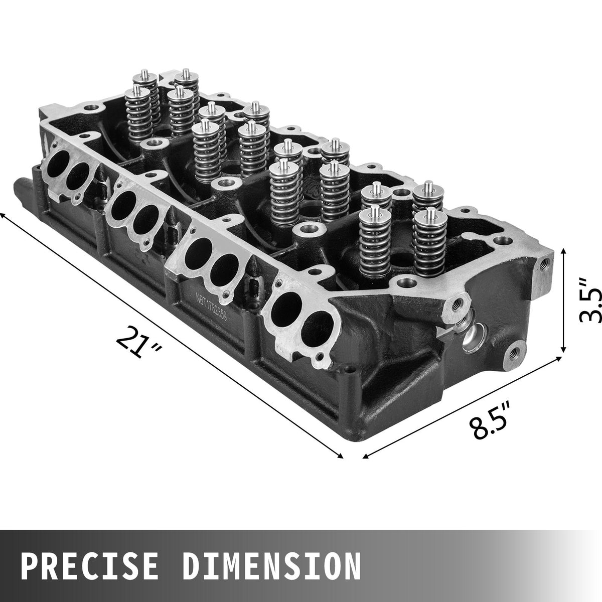 Pair Cylinder Heads for Ford 6.0 Turbo Diesel Truck 18mm Bare Casting No Core - 2XFTQG3C3Z6049DA1V0 - view 4
